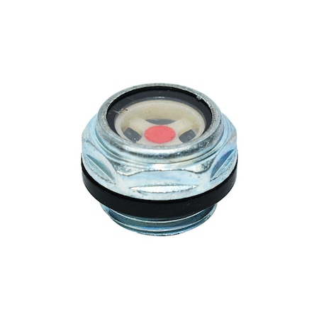 Interstate Pneumatics G1/2 Male Thread Oil Sight Glass for Compressors CSG7012